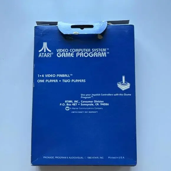 Video Pinball Atari Video Computer System Game Program - Picture 3 of 9